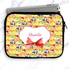 Cake Personalized Name IPad Case (2 styles) - Apple iPad Zipper Case