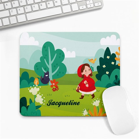 The Little Red Riding Hood Mousepad By Katy 9.25 x7.75  Mousepad - 1