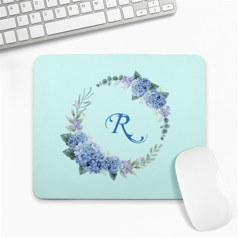 Hydrangeas Frame Mousepad By Katy 9.25 x7.75  Mousepad - 1
