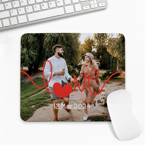 Love Line Photo Personalized Photo Mousepad By Katy 9.25 x7.75  Mousepad - 1