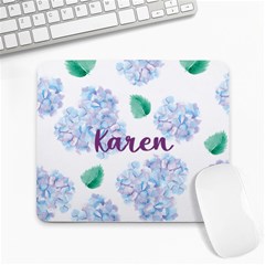 Hydrangeas Personalized Name Mousepad - Collage Mousepad