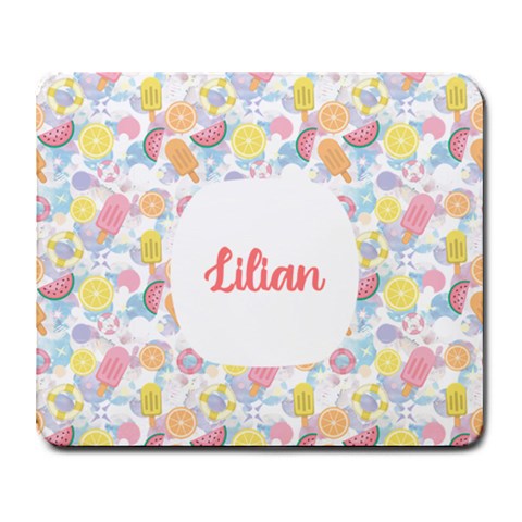 Summer Personalized Name Mousepad By Katy 9.25 x7.75  Mousepad - 1