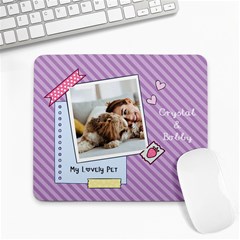 Memo style Personalized Photo Name Mousepad - Collage Mousepad