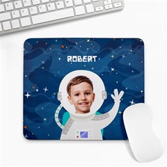 Astronaut Pattern Personalized Name and Photo Mousepad - Collage Mousepad