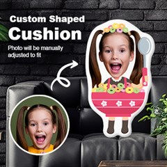 Personalized Photo in Candy Dessert Fast Food Style Custom Shaped Cushion - Cut To Shape Cushion Case Personalized Photo in Candy Dessert Fast Food Style Custom Shaped Cushion - Cut To Shape Cushion Case