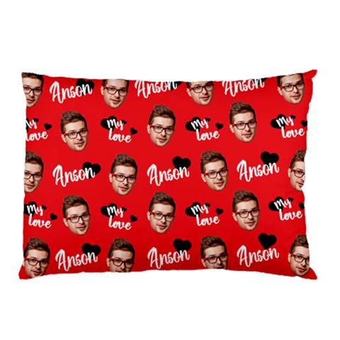 Personalized Photo Many Face Head Name Pillow Case By Joe Back