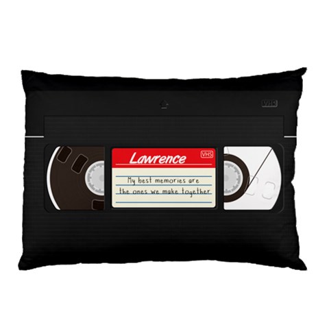 Personalized Video Tape Best Memories Name Pillow Case By Joe Front