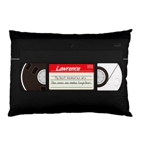 Personalized Video Tape Best Memories Name Pillow Case By Joe Back