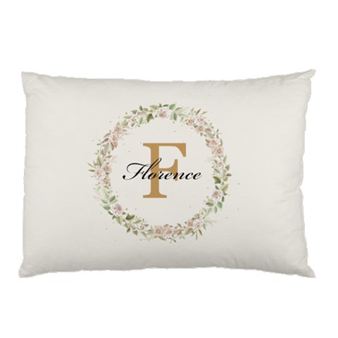 Personalized Initial Name Pillow Case By Joe Back