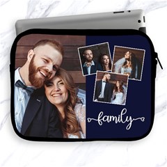 Personalized Wedding Couple Photo Any Text iPad Zipper Case (2 styles) - Apple iPad Zipper Case