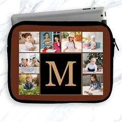 Personalized Initial Photo iPad Zipper Case (2 styles) - Apple iPad Zipper Case