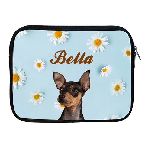 Personalized Pet Photo Name Ipad Zipper Case By Joe Front