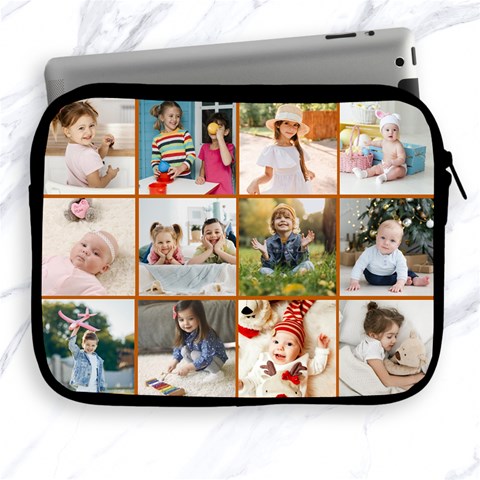 Personalized 12 Photo Ipad Zipper Case By Joe Front