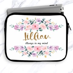 Personalized Floral Pattern Always in My Mind Name iPad Zipper Case - Apple iPad Zipper Case