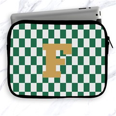 Personalized Checkered Initial iPad Zipper Case (2 styles) - Apple iPad Zipper Case