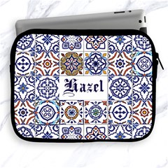 Personalized Tiles Name iPad Zipper Case (2 styles) - Apple iPad Zipper Case