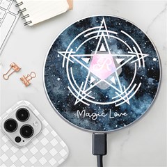 Personalized Magic Name Wireless Fast Charger - Wireless Fast Charger(White)