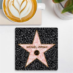 Personalized Hollywood Walk of Fame Name Any Text Age Birthday UV Print Square Tile Coaster - UV Print Square Tile Coaster 