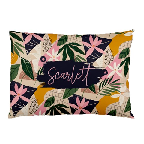 Personalized Tropical Name Pillow Case By Joe 26.62 x18.9  Pillow Case