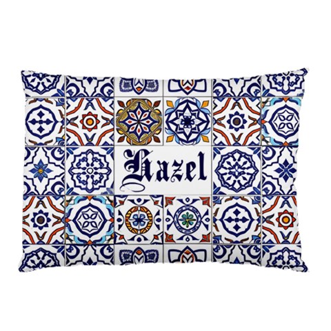 Personalized Tiles Name Pillow Case By Joe 26.62 x18.9  Pillow Case