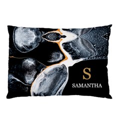 Personalized Initial Name Marble Pillow Case