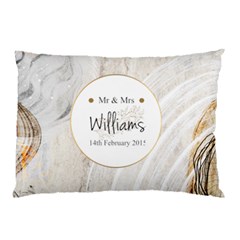 Personalized Marble Frame Wedding Family Name Pillow Case Personalized Marble Frame Wedding Family Name Pillow Case