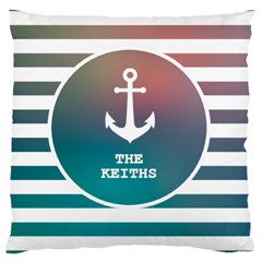 Personalized Anhor Family Name Large Cushion Case - Large Cushion Case (One Side) Personalized Anhor Family Name Large Cushion Case - Large Cushion Case (One Side)