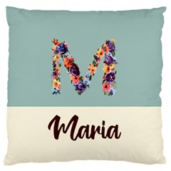 Personalized Initial Name Any Text Color Large Cushion Case - Large Cushion Case (One Side) Personalized Initial Name Any Text Color Large Cushion Case - Large Cushion Case (One Side)