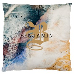 Personalized Initial Name Marble Large Cushion Case - Large Cushion Case (One Side) Personalized Initial Name Marble Large Cushion Case - Large Cushion Case (One Side)