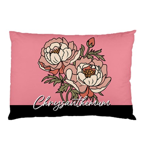 Personalized Birth Month Flower By Wanni 26.62 x18.9  Pillow Case