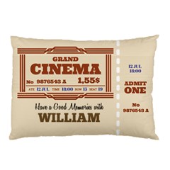 Personalized Retro Cinema Ticket Have A Good Memories With Name Pillow Case