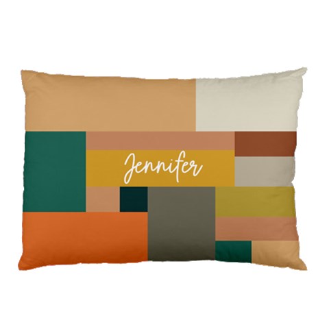 Personalized Geometric Minimalist Name Pillow Case By Joe 26.62 x18.9  Pillow Case