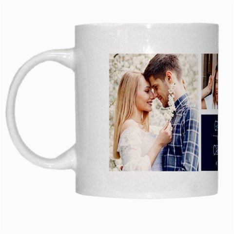 Personalized 5 Photo Couple  Name Mug By Joe Left