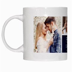 Personalized 5 Photo Couple  Name Mug