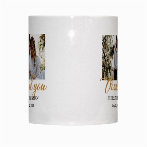 Personalized Wedding Photo Thank You Mug By Joe Center