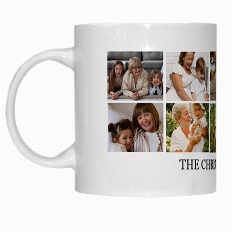 Personalized 10 Photo Family Name Any Text Mug By Joe Left