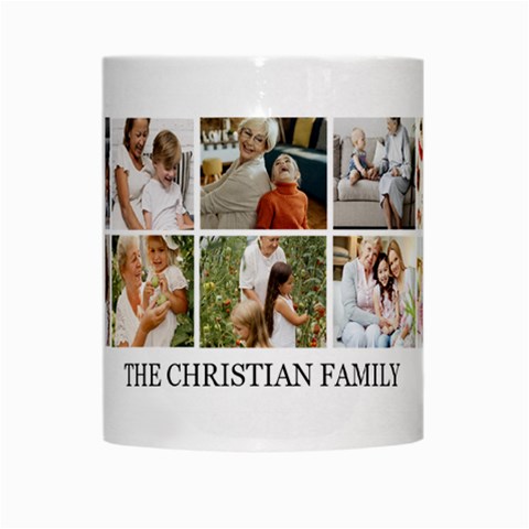 Personalized 10 Photo Family Name Any Text Mug By Joe Center