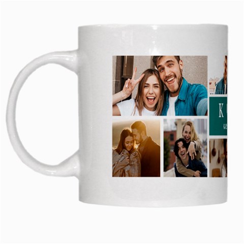 Personalized 6 Photo Couple Name Mug By Joe Left