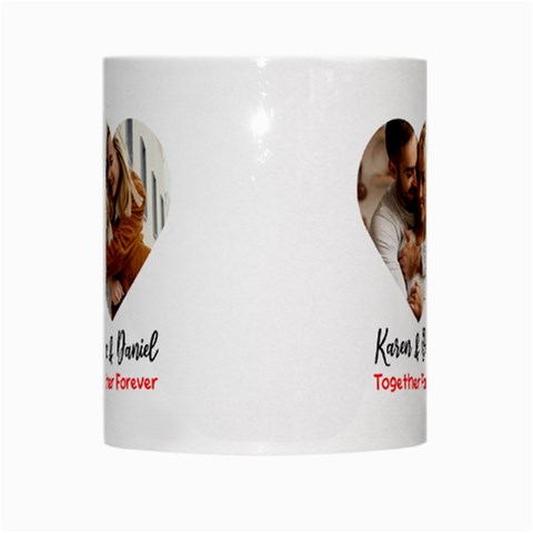 Personalized Couple Photo Name Mug By Joe Center