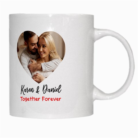 Personalized Couple Photo Name Mug By Joe Right