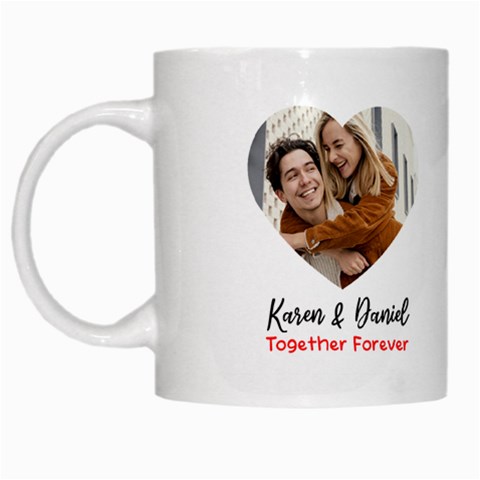 Personalized Couple Photo Name Any Text Mug By Joe Left