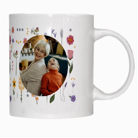 Personalized Floral Photo Best Mom Ever Mug By Joe Right