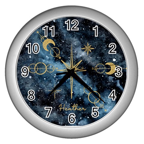 Personalized Tarot Name Wall Clock By Katy Front