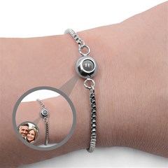 Personalized Photo Projection Bolo Bracelet Personalized Photo Projection Bolo Bracelet