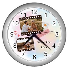 Personalized Film Photo Wall Clock - Wall Clock (Silver)