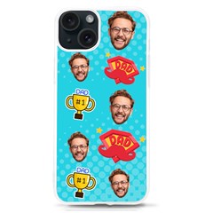 Personalized Super Dad UV Print Case (39 styles) - iPhone 15 TPU UV Print Case