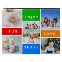 Personalized Photo Any Text Name Cosmetic Bag - Cosmetic Bag (XXXL)