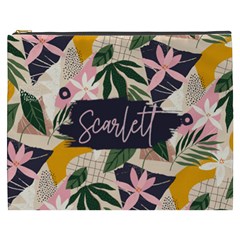 Personalized Tropical Name Cosmetic Bag