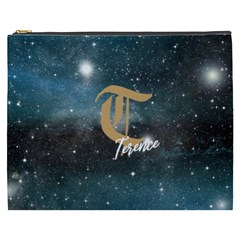 Personalized Initial Name Starnight Cosmetic Bag (7 styles) - Cosmetic Bag (XXXL)