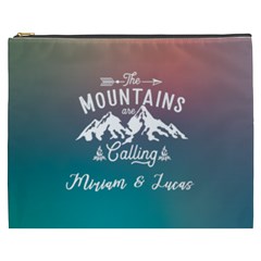 Personalized The Mountain Are Calling Name Cosmetic Bag